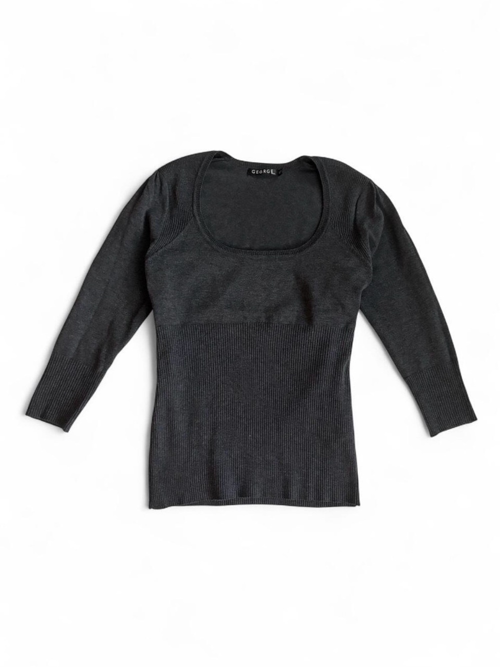 george babydoll grey sweater